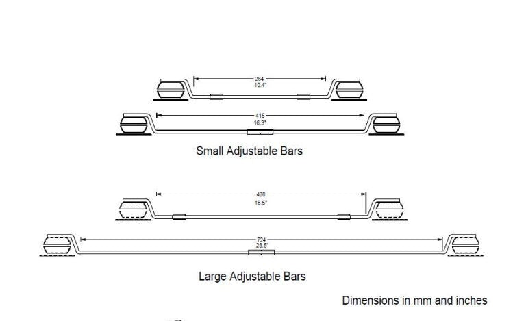 Townshend Audio Seismic Isolation Bars Set of 4 Bars