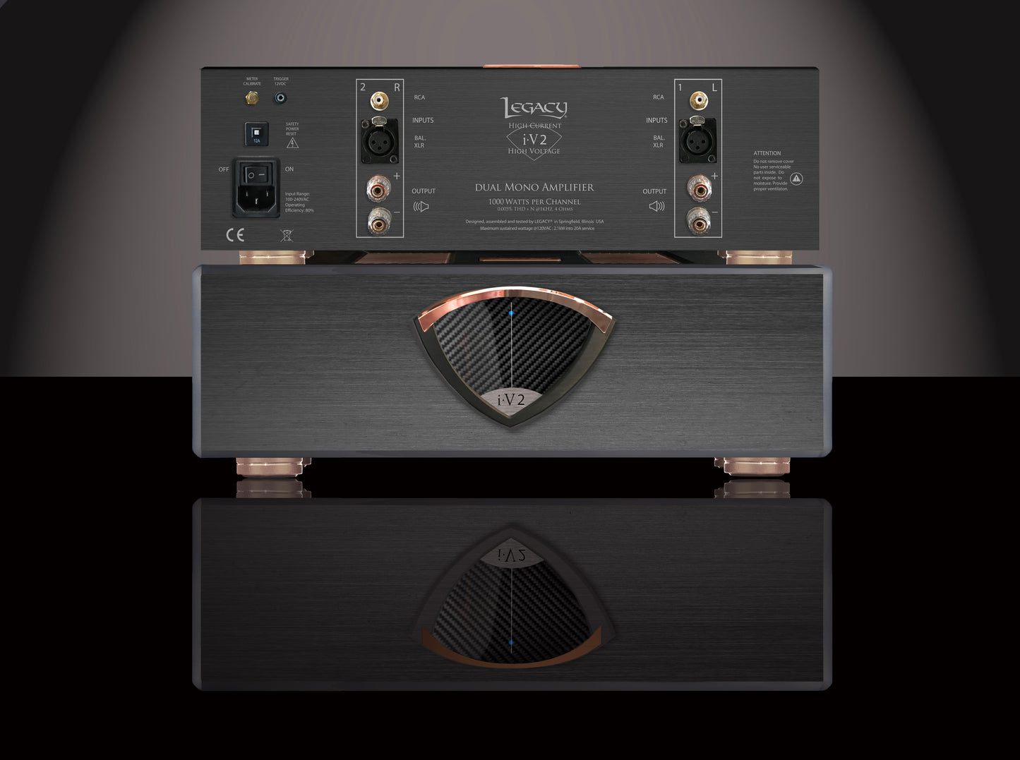 Instant Ship: Legacy Audio i·V2 ULTRA Dual Mono Amplifier (Stereo)