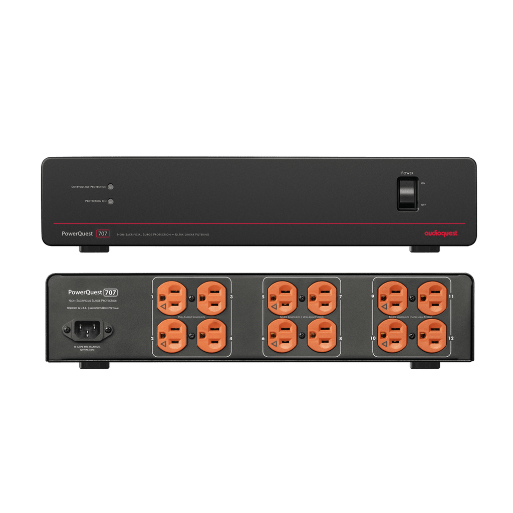 AudioQuest PowerQuest 707  12-Outlet Surge Protector and Power Conditioner