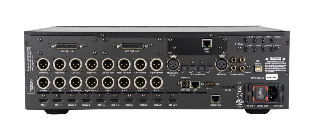 Lyngdorf MP-60 2.1 Ultimate Performance Surround Sound Processor