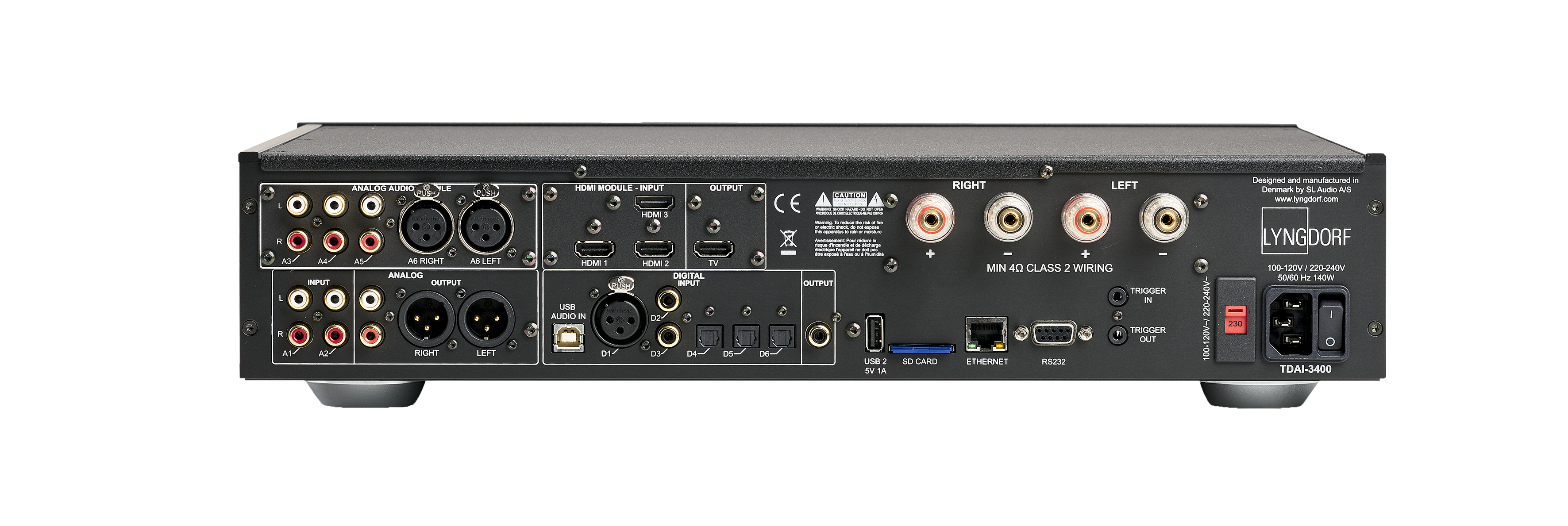 Lyngdorf TDAI-3400 Integrated  Streamer